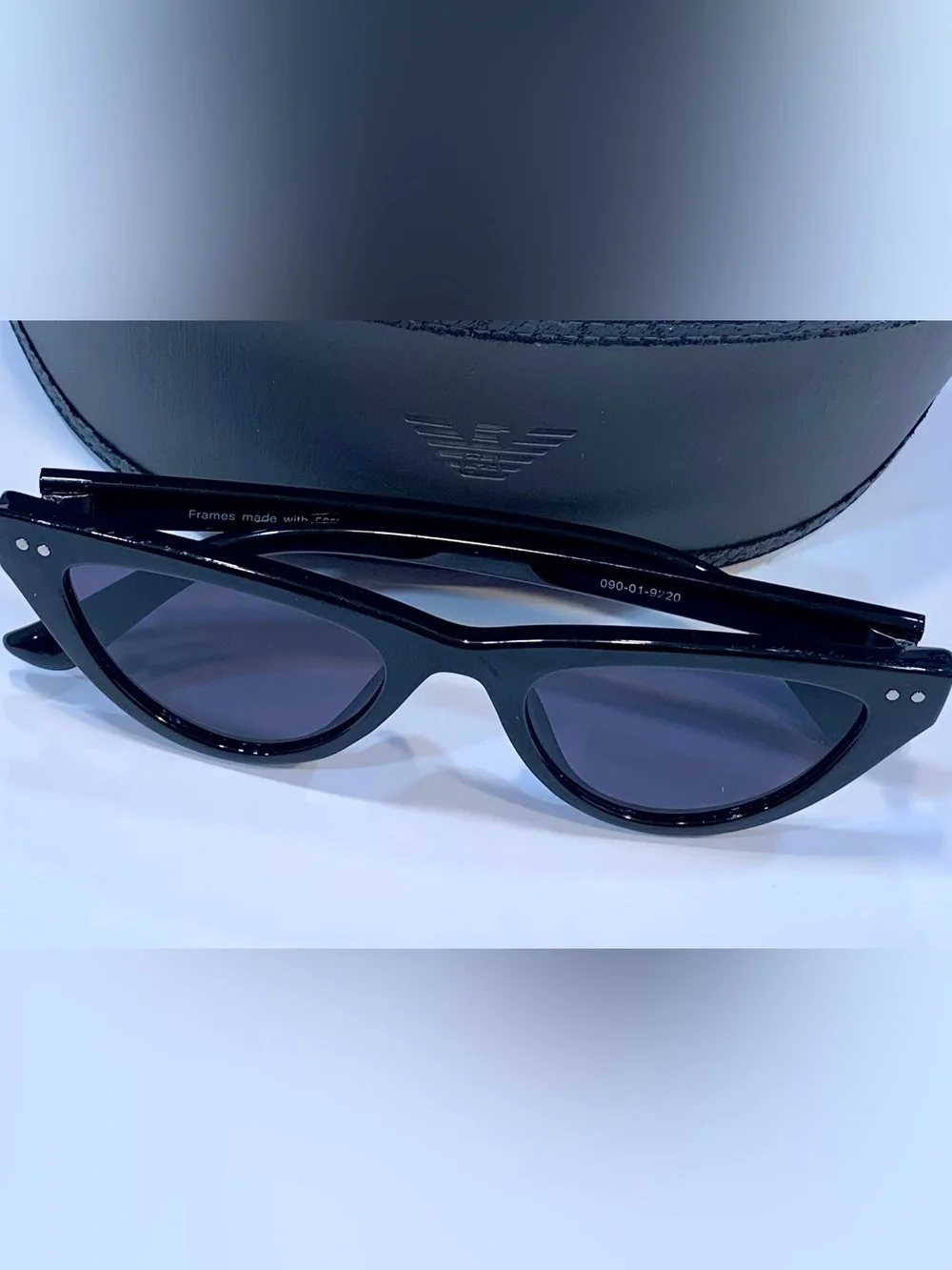 Black Cat-Eye Sunglasses